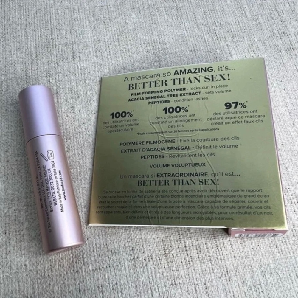 ❤️3 for $30❤️ TOO FACED Mascara mini - Picture 2 of 3